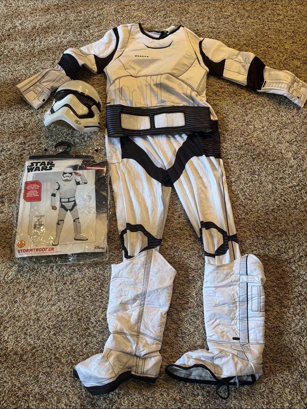 Star Wars Stormtrooper Kids Halloween Costume with Helmet - Kids Large 12-14